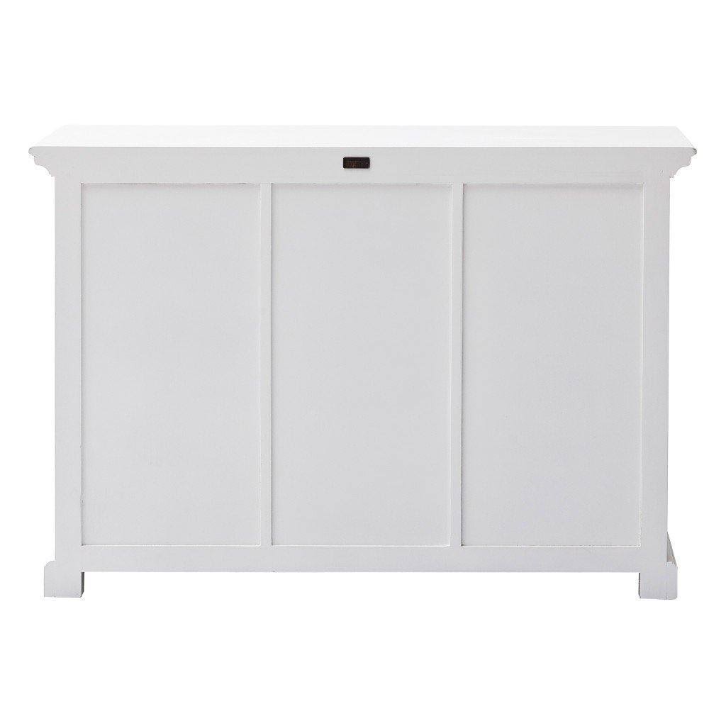 White Large Accent Cabinet with Baskets H32294
