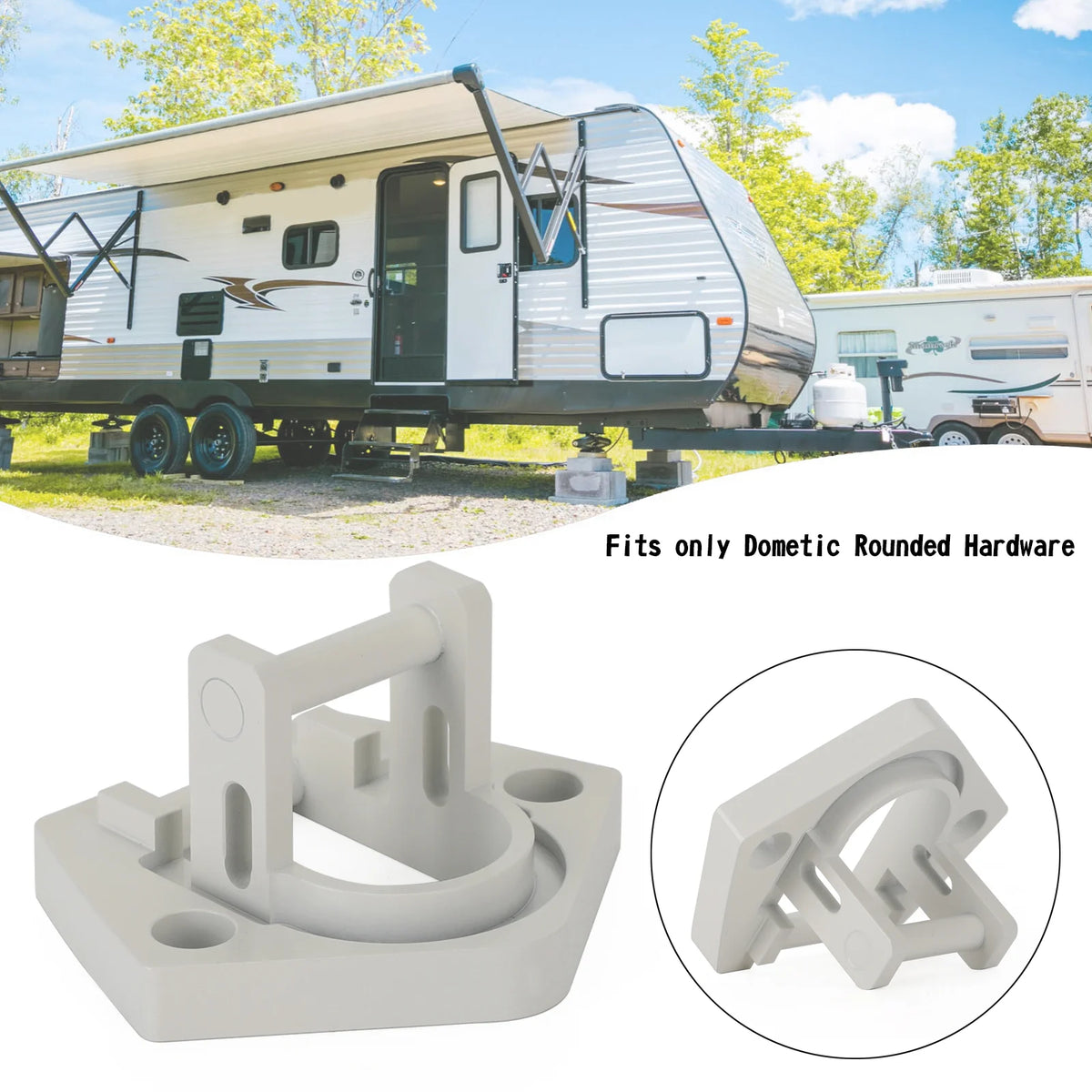 Aluminum RV Awning Hardware Bottom Bracket Replacement K896
