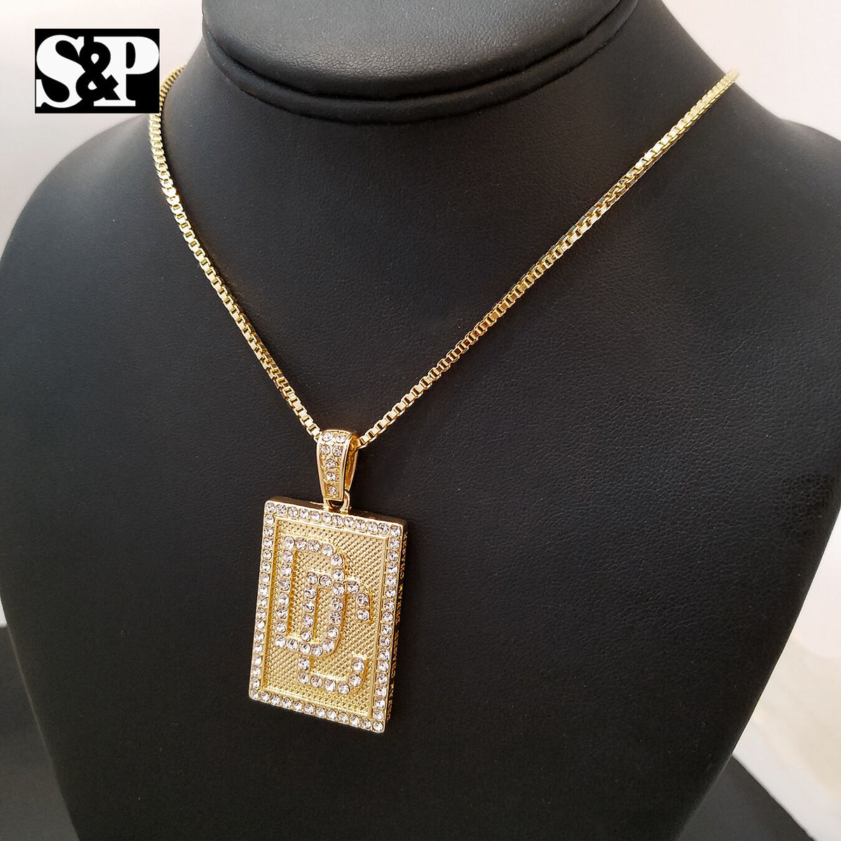 Choker 16" 1 Row Diamond Tennis Chain & Necklace Set I3501