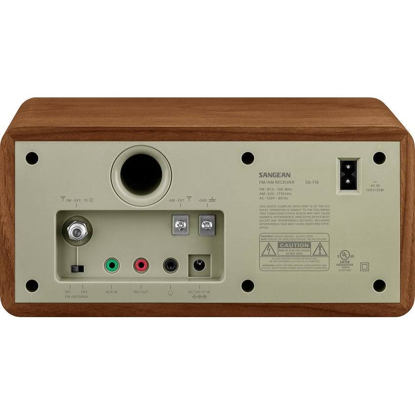 Wood Cabinet AM/FM Analog Radio N228199