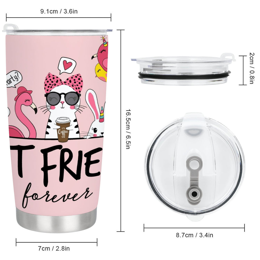 304 Stainless Steel Insulated Travel Mug with Lid X10549
