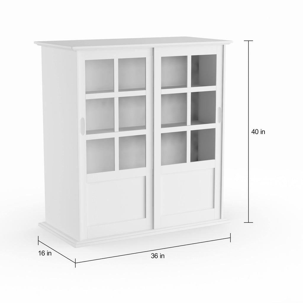 White Wood Curio Table E65003