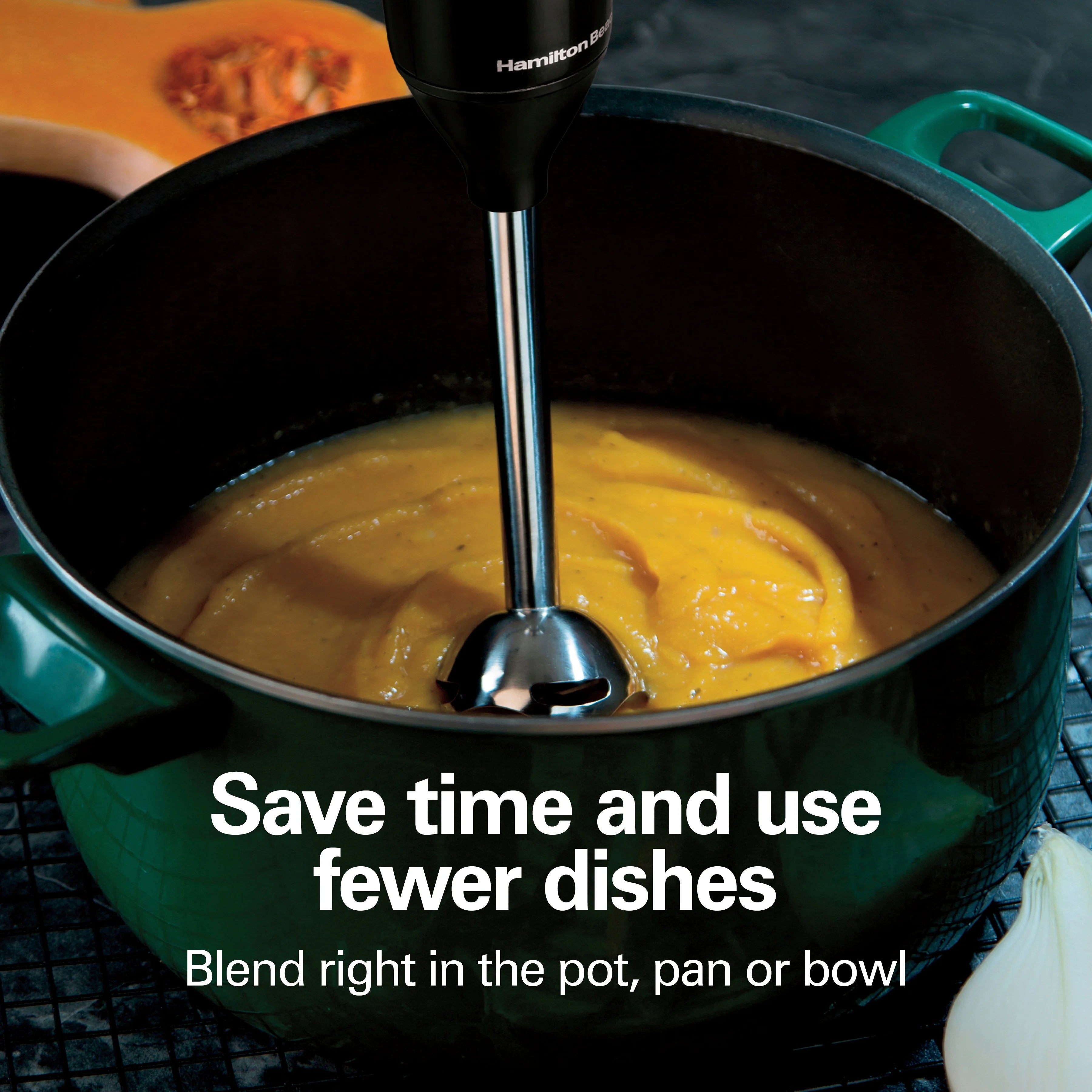 7 Piece Hand Blender Set, Black T483