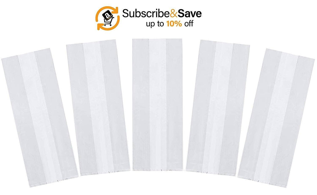 500 Pack Clear Open Top Flat Poly Bags 16x22 x 30x22 2 Mil X186