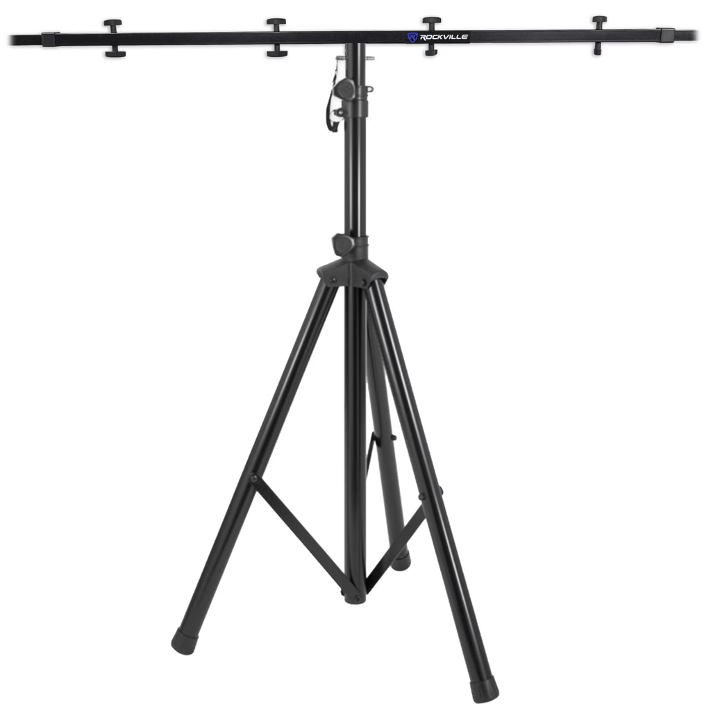 Black Heavy Duty Tripod Pole-Mount Stand with Lighting Cross Bar T58273