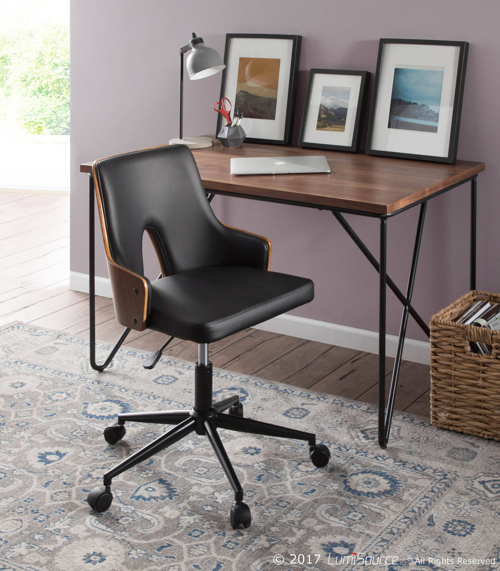 Black-Walnut Office Chair C9667
