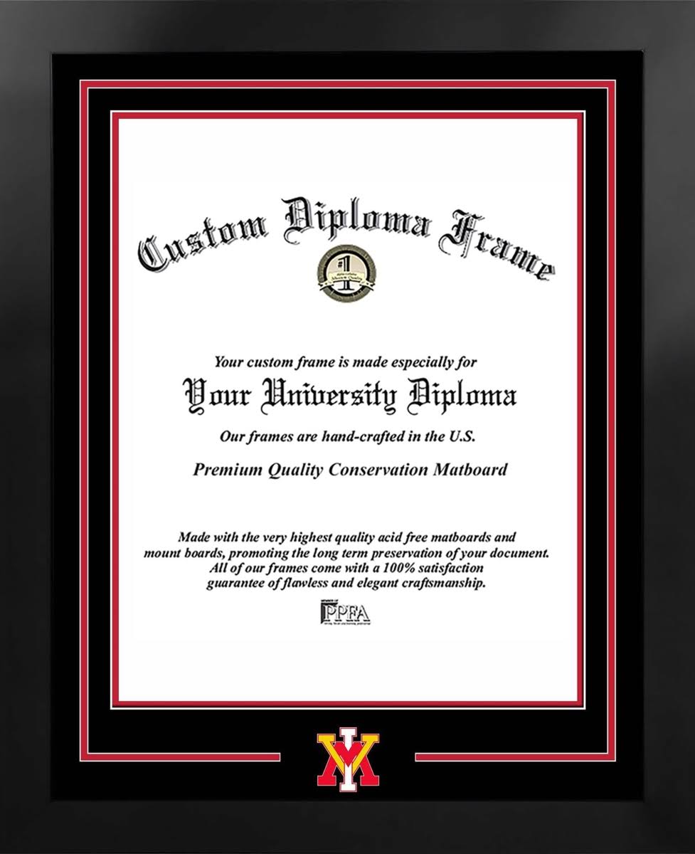 15.75 x 20 in. Black Frame Diploma X38237