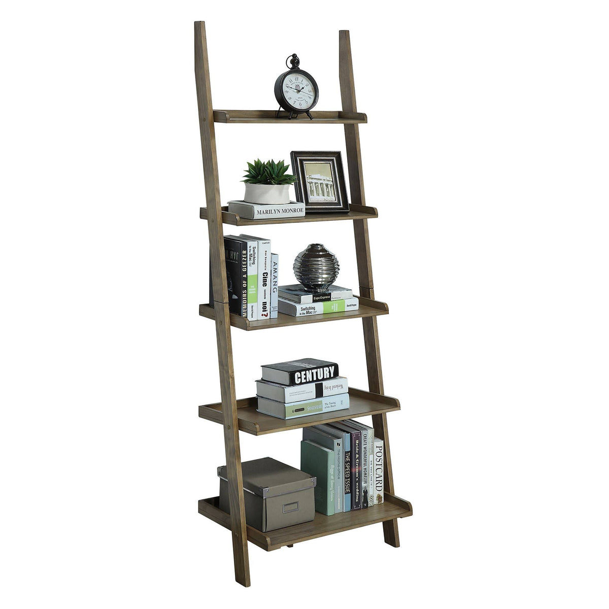 American Heritage Bookshelf Ladder Driftwood Y429374