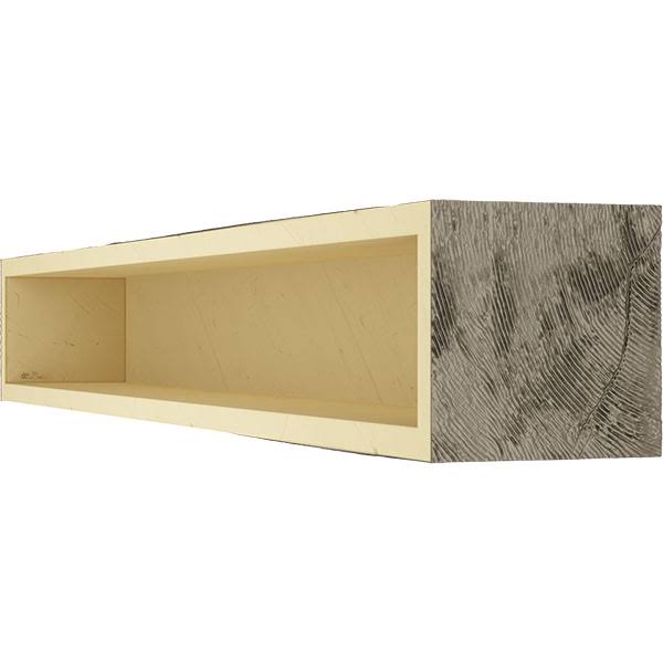 Sandblasted Faux Wood Fireplace Mantel, Burnished Honey Dew X90489