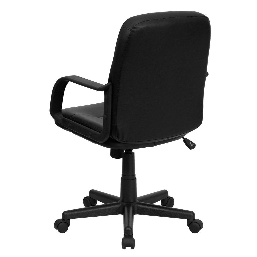 Black Executive Swivel Office Chair with Arms A148