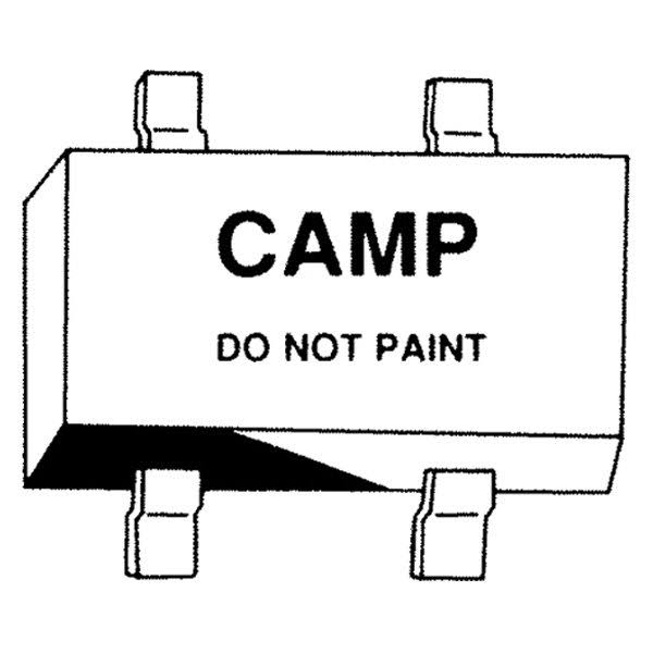 Zinc 1-1/4x6x12 Double Strap Camp A2002