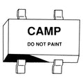 Zinc 1-1/4x6x12 Double Strap Camp A2002