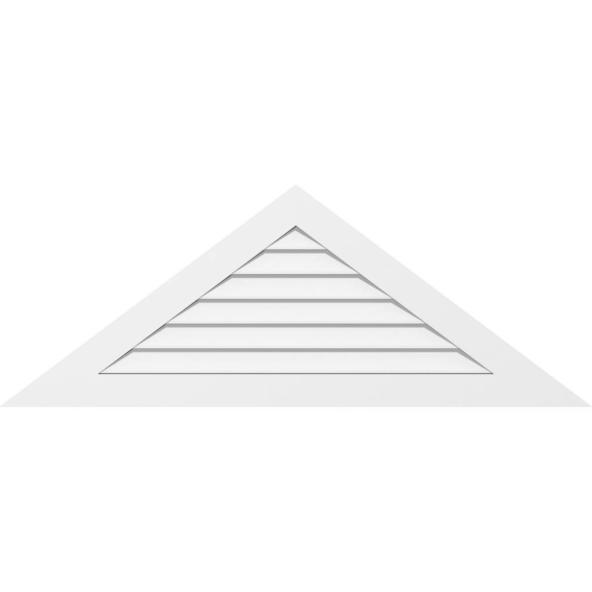 Triangle Surface Mount PVC Gable Vent B5280