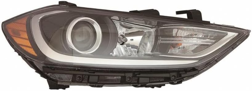 Passenger Side Halogen Headlight for Hyundai Elantra Sedan L9647