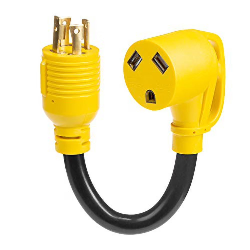 30 Amp RV Electrical Adapter Cord 12 inch I6231