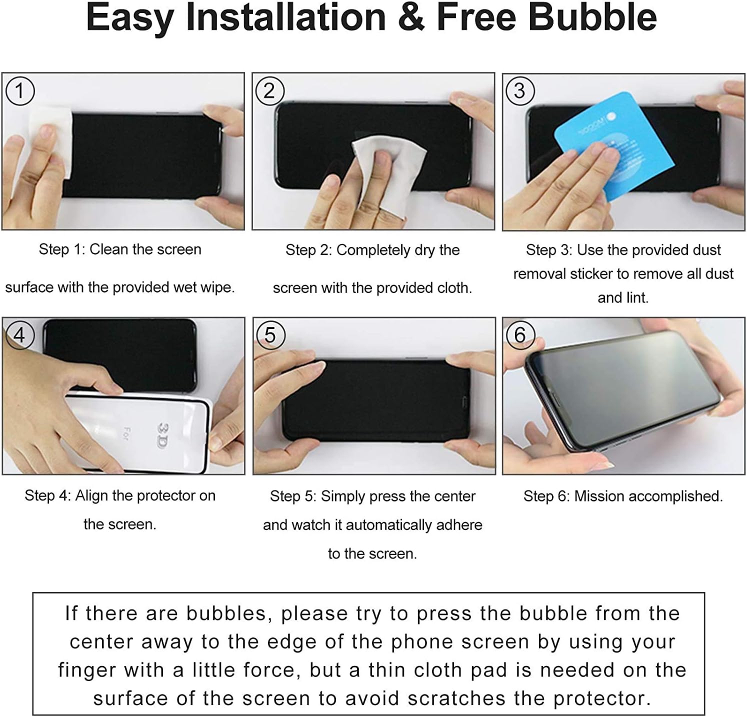 Tempered Glass Screen Protector for 8 Inch Touchscreen W143