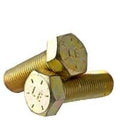 5/8-18 x 1 1/4 Hex Cap Screw Grade 8 Zinc Yellow Plated Steel, 25 pcs U262548