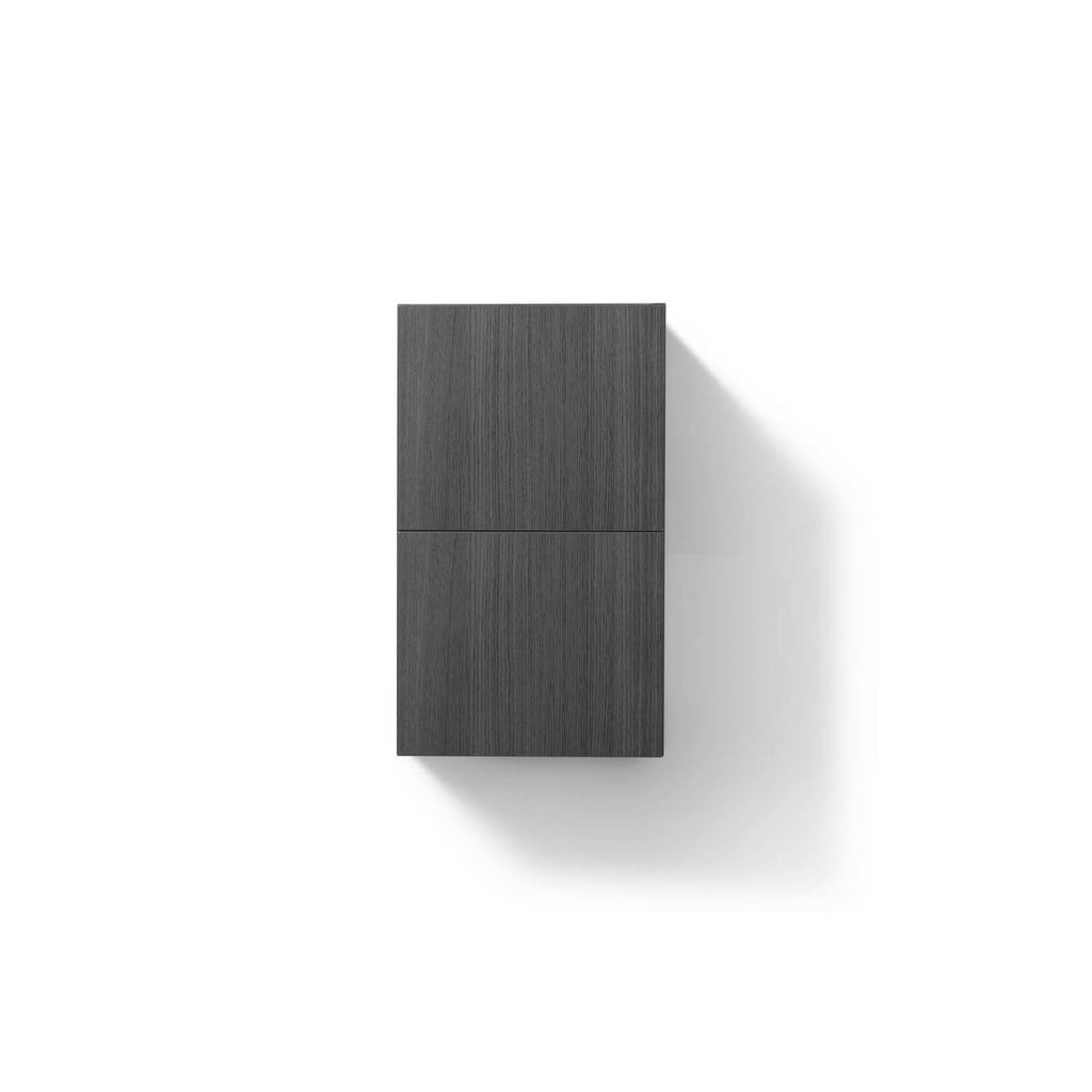 High Gloss Gray Oak Linen Side Cabinet with One Door P86077