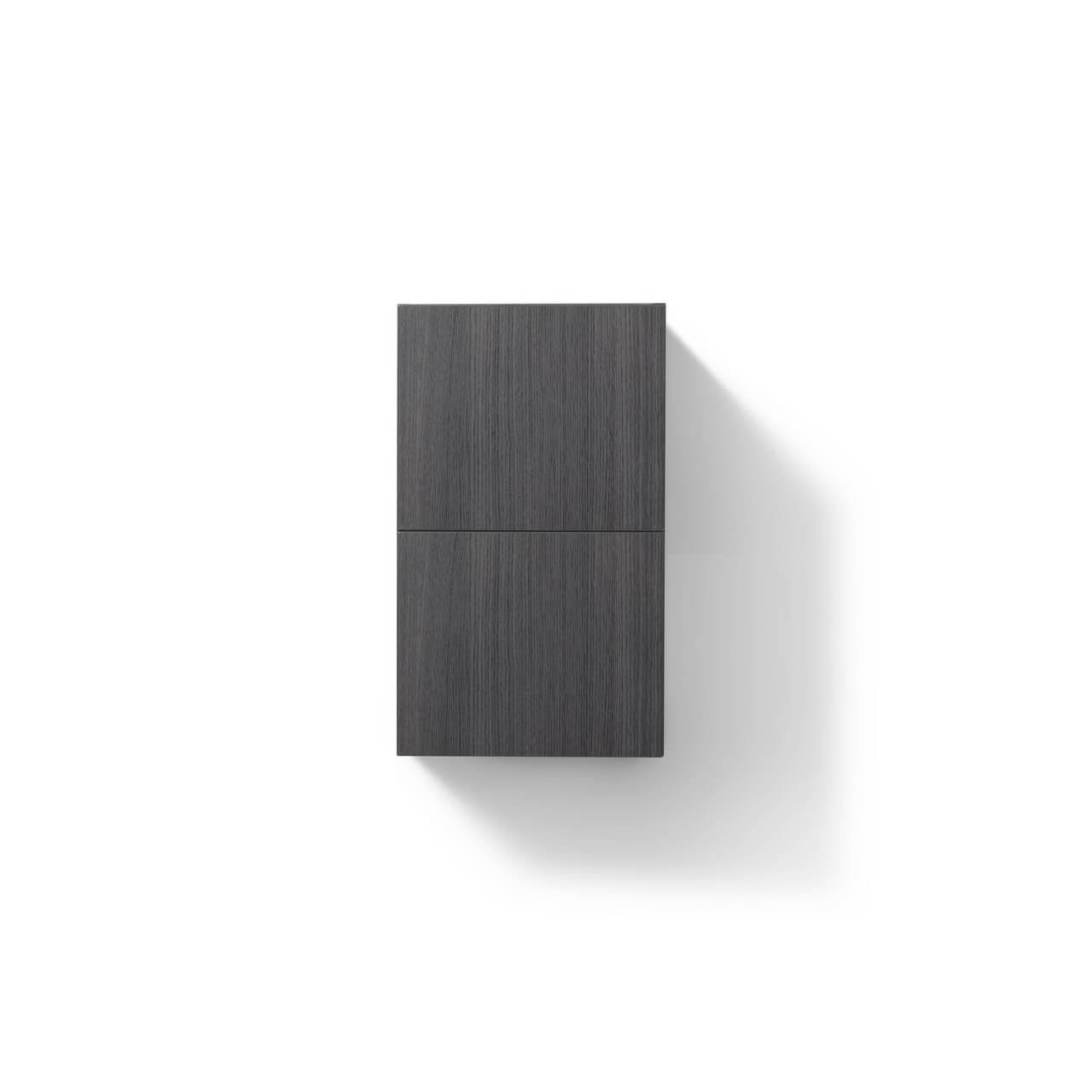 High Gloss Gray Oak Linen Side Cabinet with One Door P86077