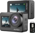 4K30FPS 20MP WiFi Action Camera with Touch Screen IPX8 Waterproof Camera EIS 2.0 External Mic with 2X 1350mAh Batteries Z450