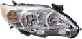 Chrome Headlight Assembly for Toyota Corolla 2011 2012 2013 Passenger Side J402955