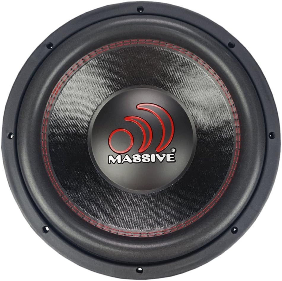 12 Inch Car Audio Subwoofer, 1,000 Watt RMS, Dual 4 Ohm J7385