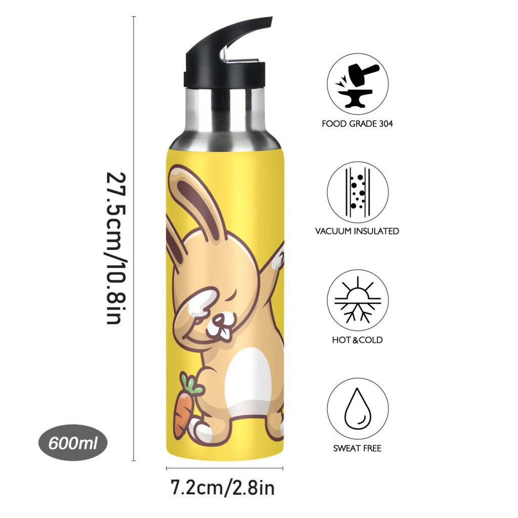 Stainless Steel Vacuum Insulated Water Bottle with Straw Lid 20 OZ R623