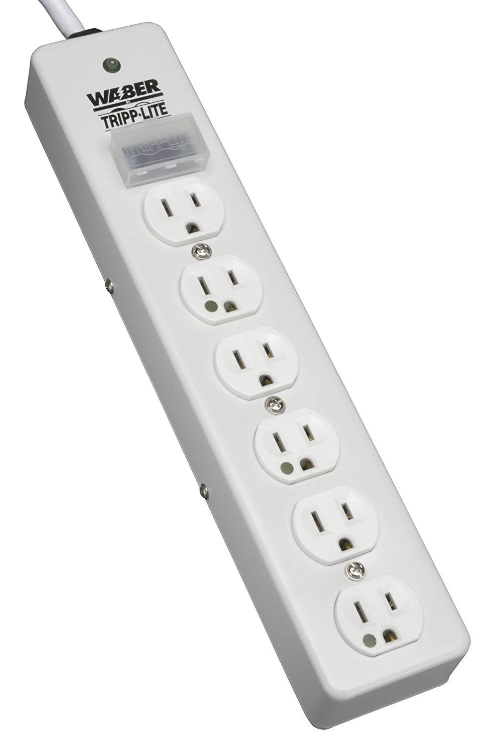 Metal 4 Outlet Surge Protector Power Strip J5528