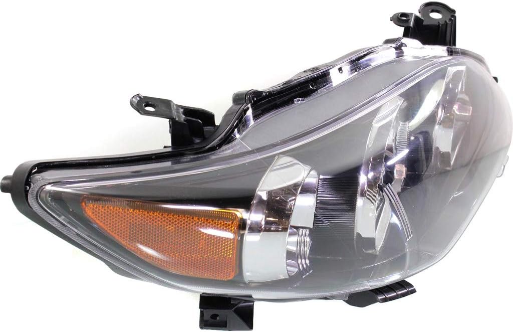 Black Passenger Side Headlight Assembly U9158