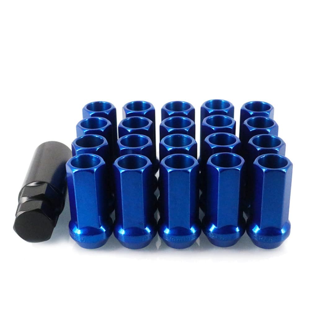 Blue Open End Alloy Steel Lug Nut Set - 20 Piece Set D6826