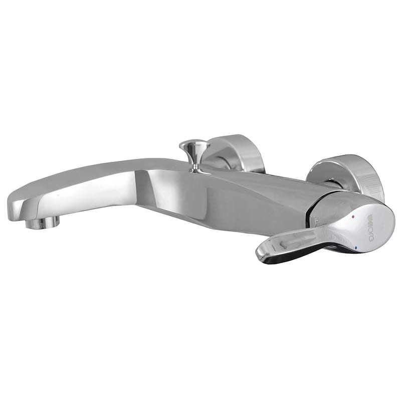 Polished Silver Bath Shower Faucet B6179