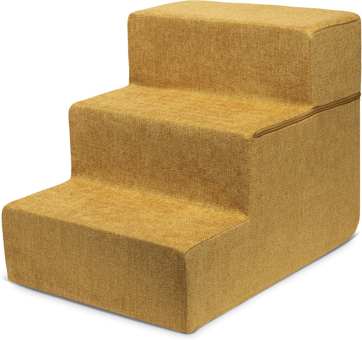 Ash Gray Linen 3-Steps Pet Stairs Pack of 2 T7148