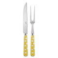 White Dots Yellow Carving Set Z378386