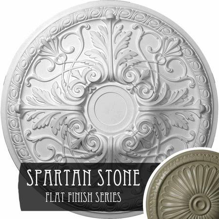 Silver Hand-Painted Ceiling Medallion T9656