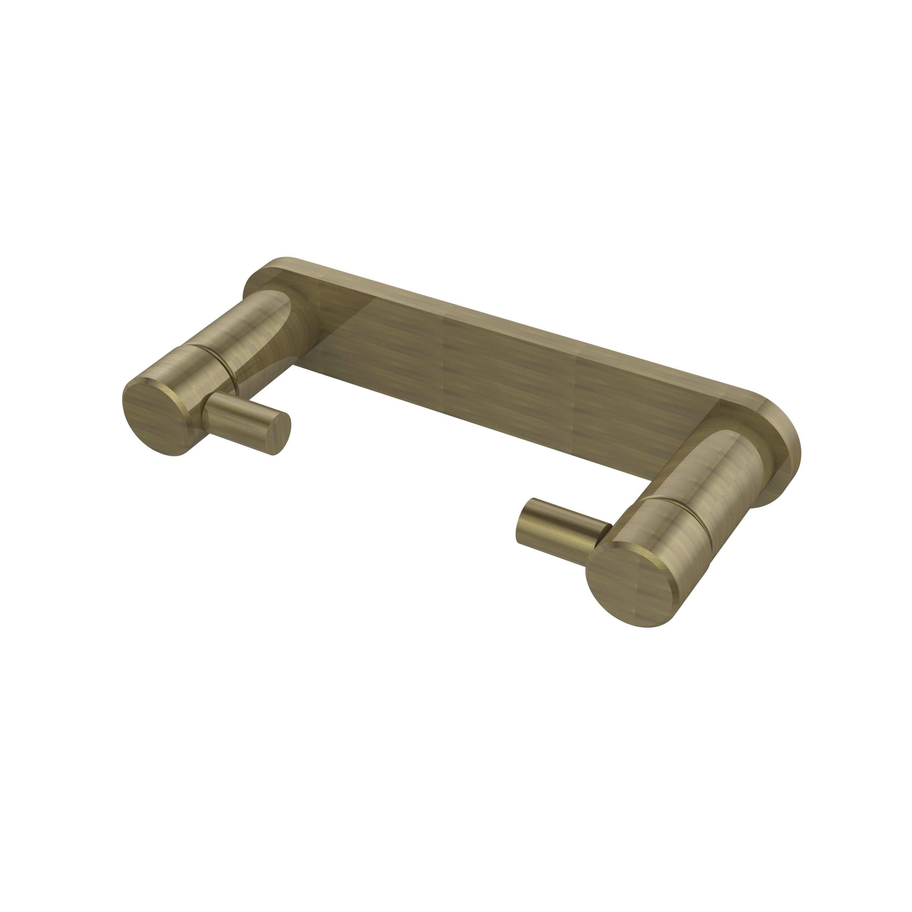 Antique Brass Rollerless Toilet Paper Holder U7088