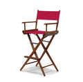 White Walnut Frame Bar Height Director Chair K836