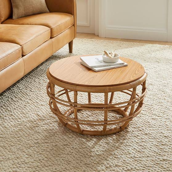 Natural Rattan Round Coffee Table M678784