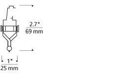 Satin Nickel Pivot Head U272726