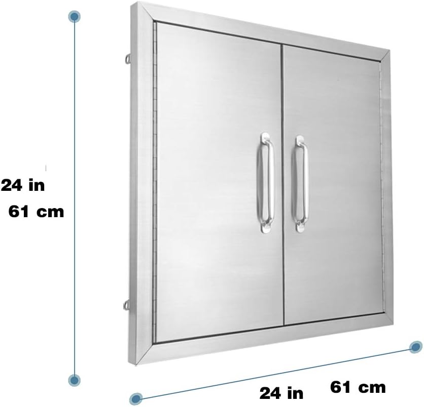 Stainless Steel Double Access Door D515