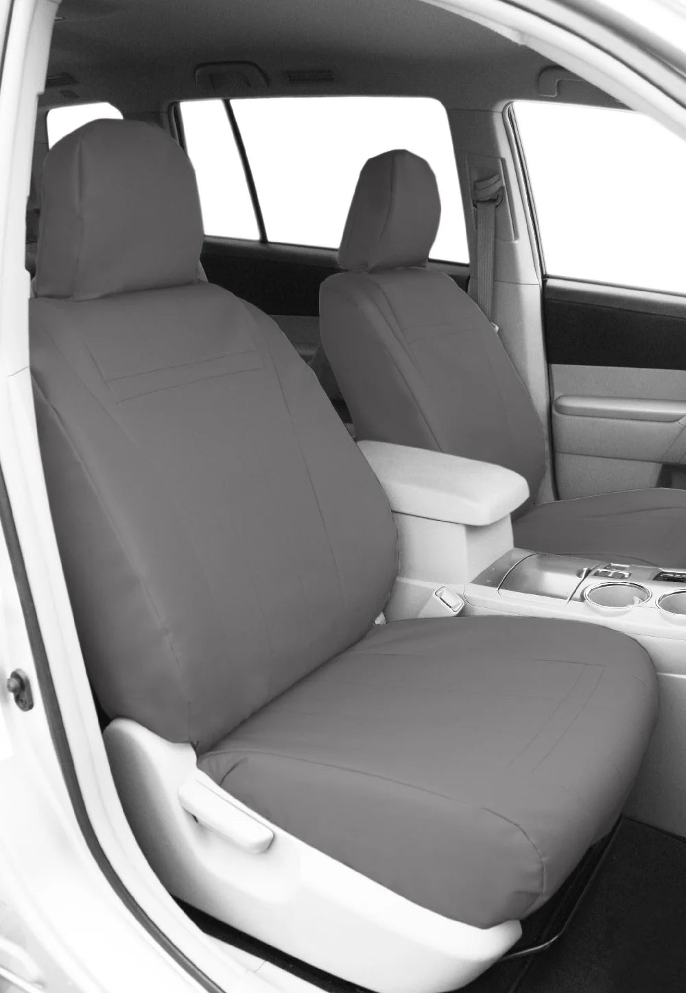 Light Grey Front Buckets Seat Covers L221119