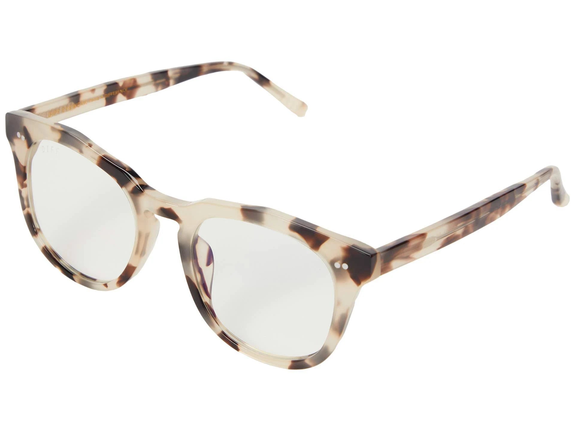 Cream Tortoise Blue Light Glasses N159