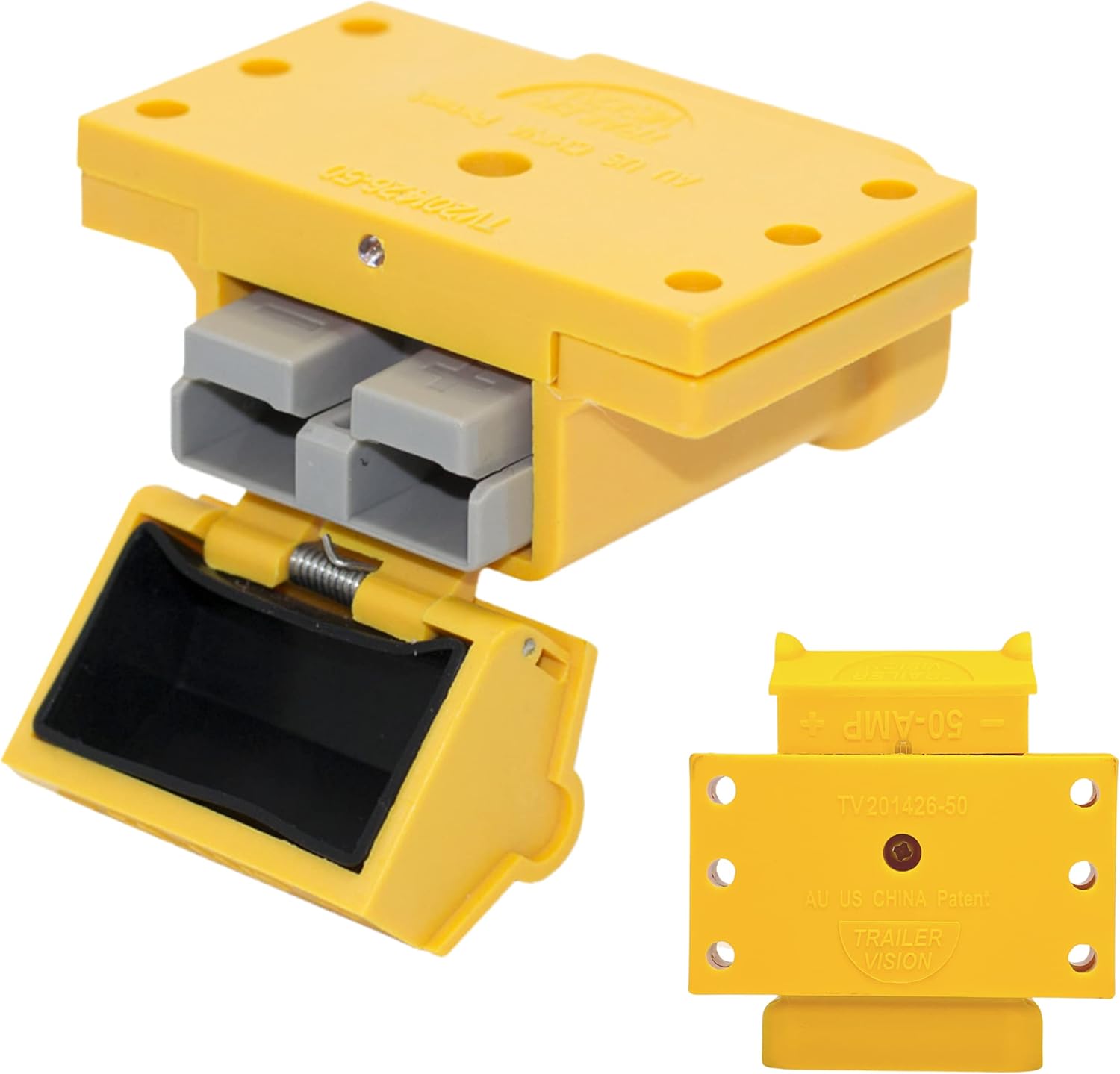 50A Anderson Connector Plug Mounting Kit with LED Light Power Indicator F645