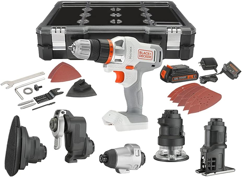Cordless Drill Combo Kit with Case, 6-Tool O2668