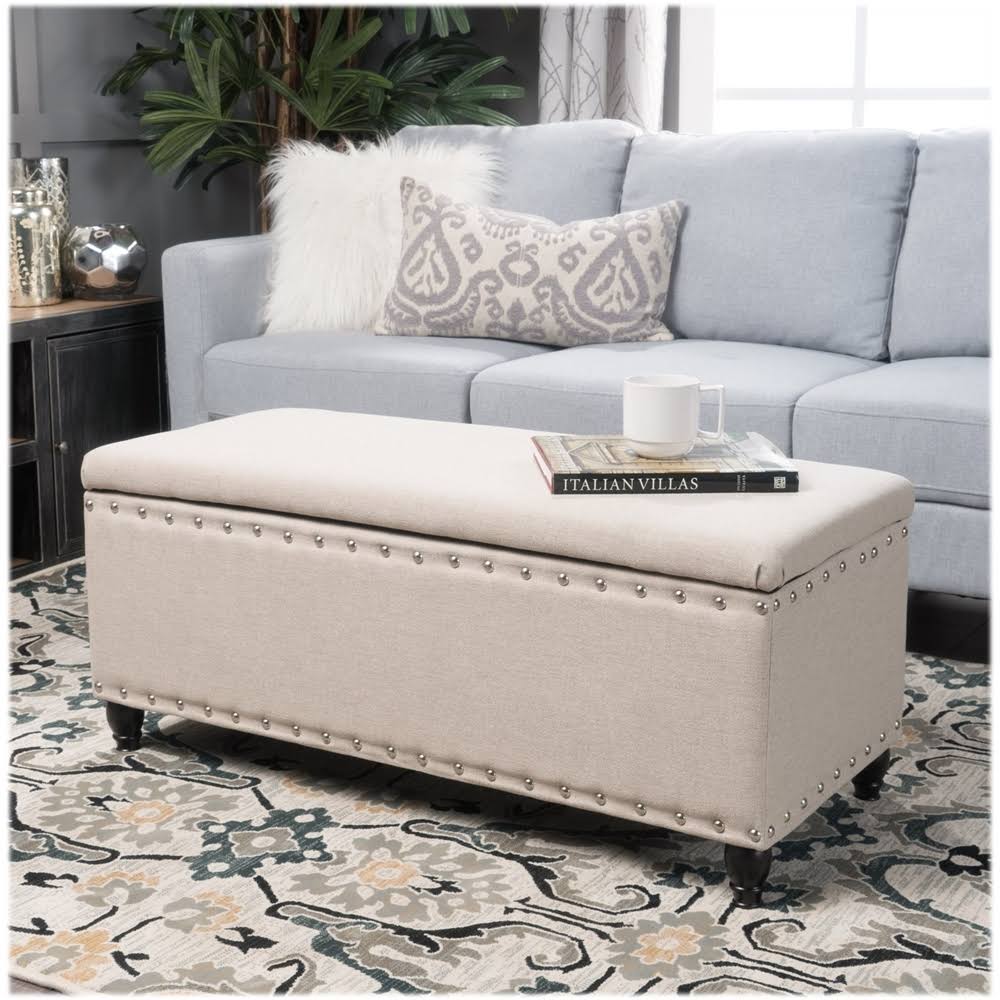 Bench Ottoman Dark Brown/Wheat S709