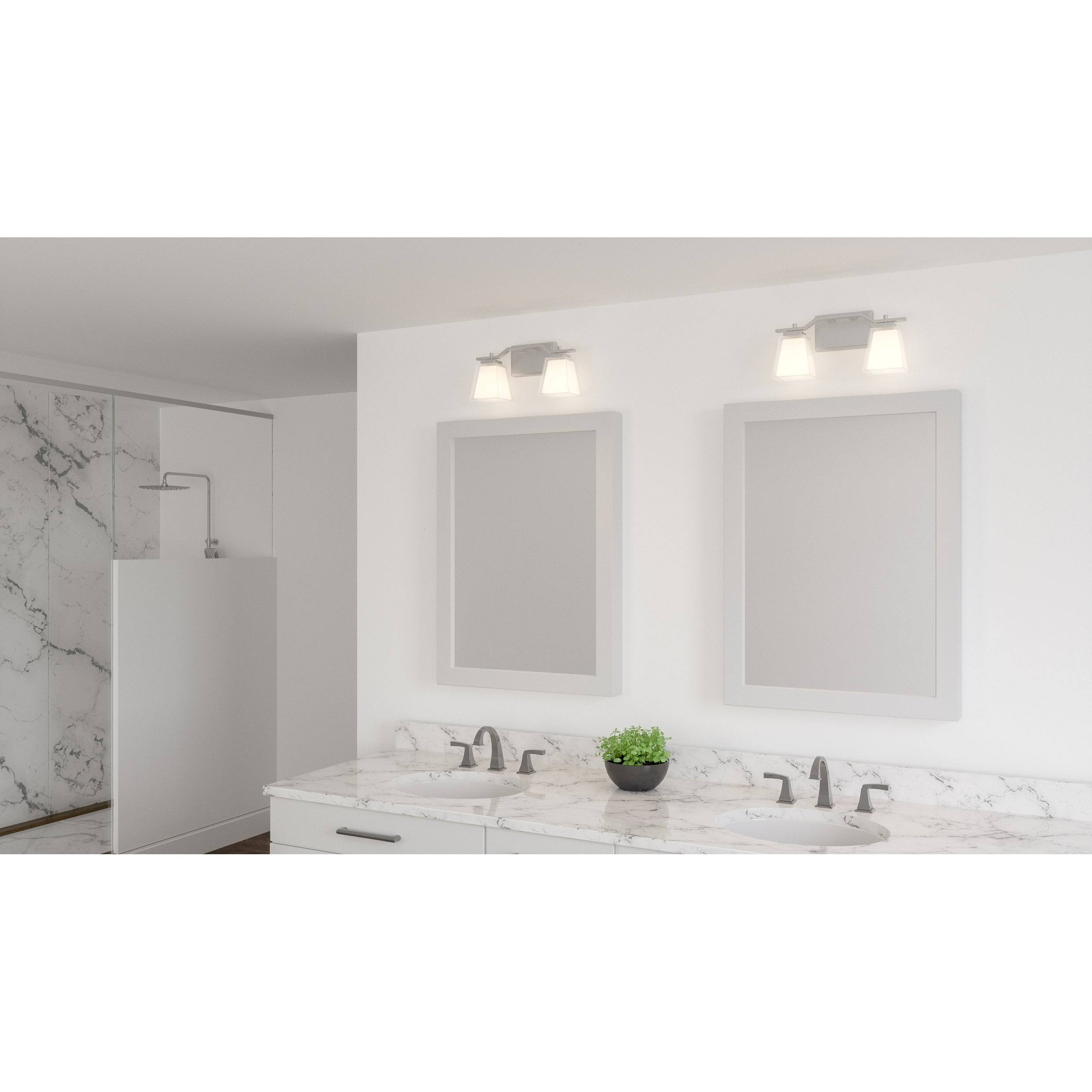 Brushed Nickel Bath Light P82344