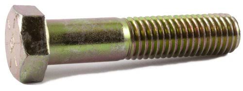 1-14 x 1 3/4 Grade 8 Hex Cap Screw Yellow Zinc Plated (55) M435