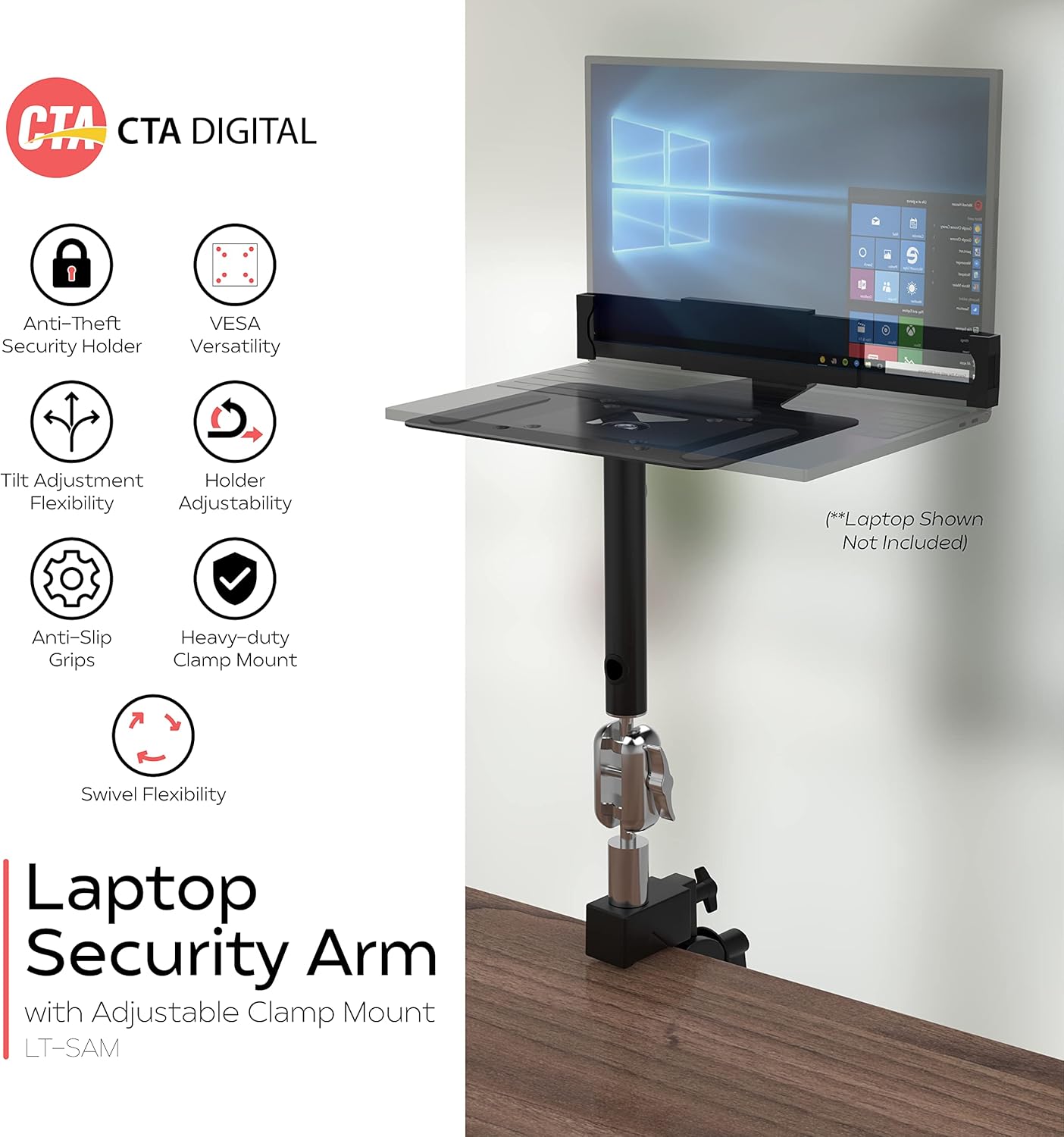 Laptop Security Arm with VESA Mounting Base D582