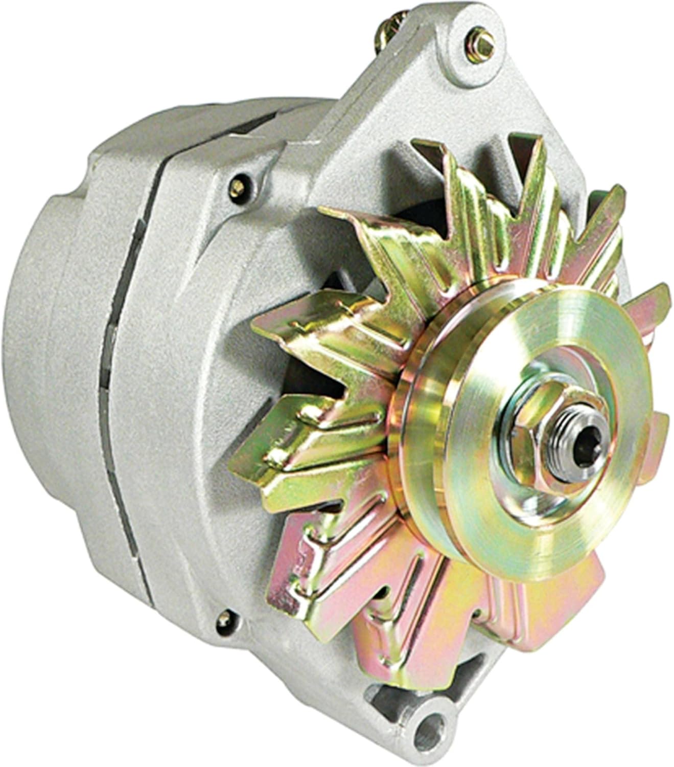 New Alternator Compatible with 10Si Delco 1-Wire 63 Amp With R-Terminal Stud On Rear Q1329
