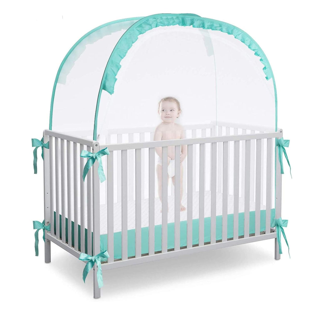 Pack N Play Tent, Pop Up Crib Net, Mesh Crib Canopy Pack of 2 A1257