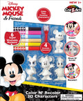 Disney Mickey Mouse Color Scrub and Re-color Activity Set Q18938